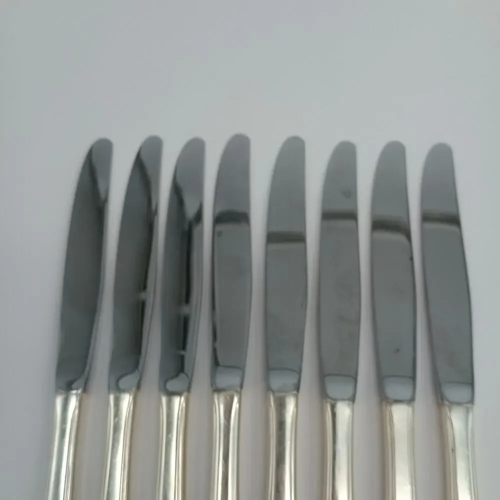 8X BK c1949 SPRING GARDEN Silverplated Butter Forks Holmes Flatware